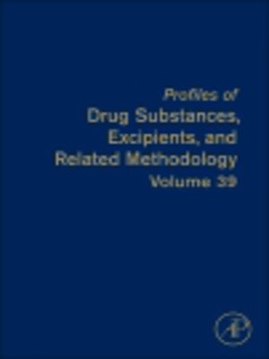 cover image of Profiles of Drug Substances, Excipients and Related Methodology